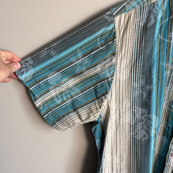 Point Zero Black Label Vintage Short Sleeve Tropical Button Up Shirt Size XL Dad - Picture 2 of 12